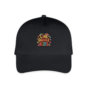 Line Dance Kids Kids Dancing Line Dance - Organic Kids’ Baseball Cap - black - Front