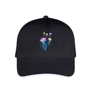 Jellyfish - Organic Kids’ Baseball Cap - black - Front