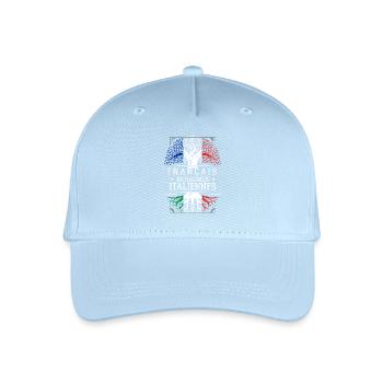 Racines Italiennes - Casquette de baseball bio Enfant - bleu clair - Devant