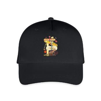 WEDDING FLIEGER - Kinder Bio Basecap - Schwarz - Vorne