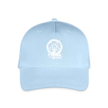 Gothic Skull - Kinder Bio Basecap - Hellblau - Vorne
