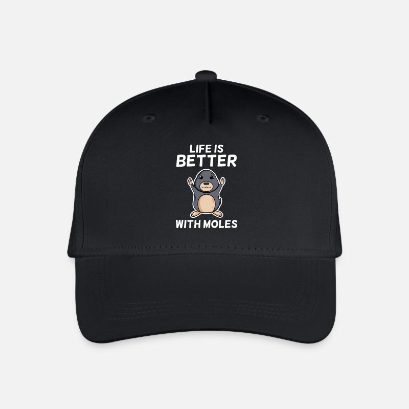 mole - Organic Kids’ Baseball Cap - black