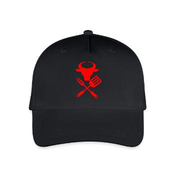 Bull head Barbeque tools, kitchen utensils - Organic Kids’ Baseball Cap - black - Front