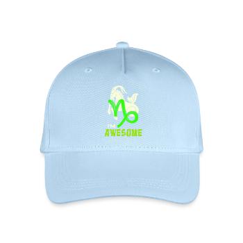 Cool Capricorn Statement Zodiac Sign Esotericism - Organic Kids’ Baseball Cap - light blue - Front