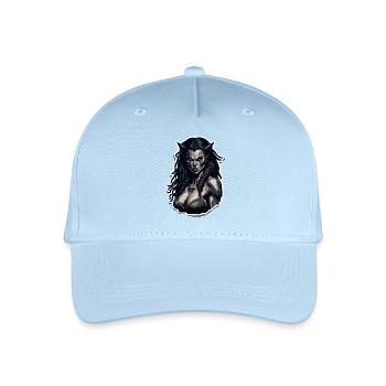 Démon Elfe Scar Regard - Casquette de baseball bio Enfant - bleu clair - Devant