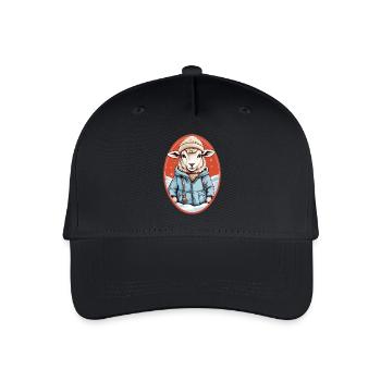 Sweet Sheep - Organic Kids’ Baseball Cap - black - Front