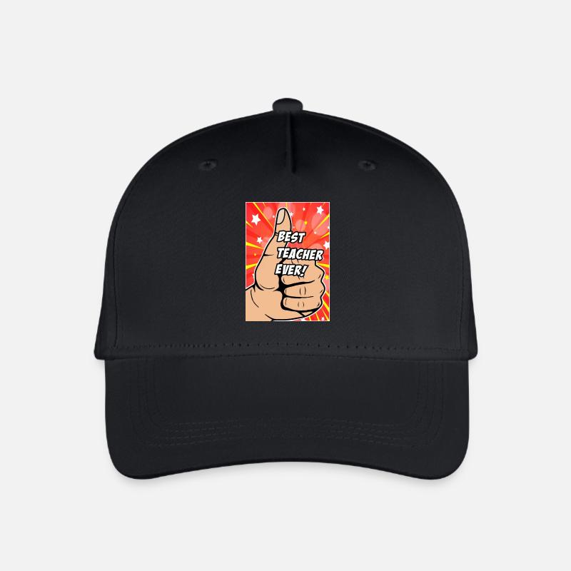 Bester Lehrer aller Zeiten - Kinder Bio Basecap - Schwarz