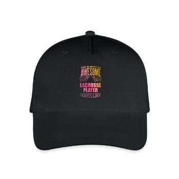 Lacrosse - Organic Kids’ Baseball Cap - black - Front