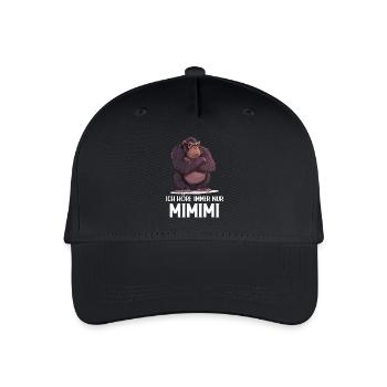 Gorille Singe Singe Gorilles J’entends Mimimi - Casquette de baseball bio Enfant - noir - Devant