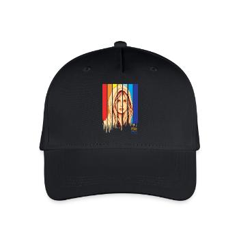 Positive, positive mind vibes life - Organic Kids’ Baseball Cap - black - Front