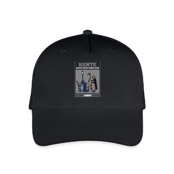 Rentner - Kinder Bio Basecap - Schwarz - Vorne
