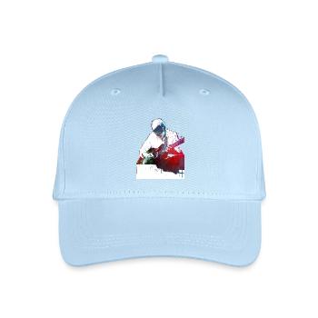 Art musical de guitariste - Casquette de baseball bio Enfant - bleu clair - Devant