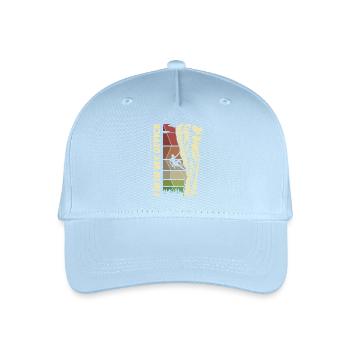 I’m In My Office – Kletterer & Outdoor Felsen - Kinder Bio Basecap - Hellblau - Vorne