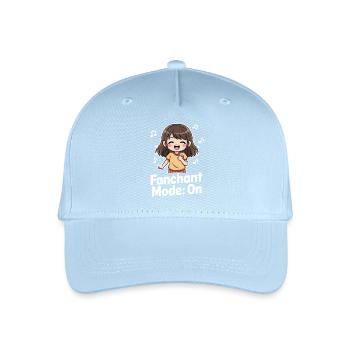 K-Pop Fanchant Korea Music - Organic Kids’ Baseball Cap - light blue - Front