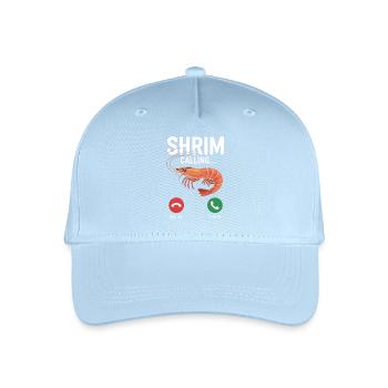 Shrim is calling - Funny Brainrot Memes - Organic Kids’ Baseball Cap - light blue - Front