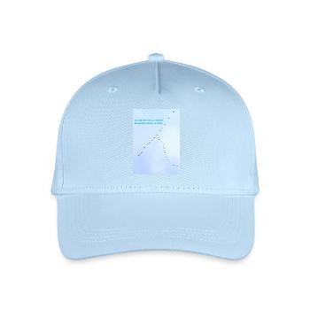 Vögel am Himmel  - Kinder Bio Basecap - Hellblau - Vorne