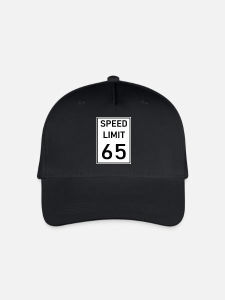 Speed limit - Organic Kids’ Baseball Cap - black