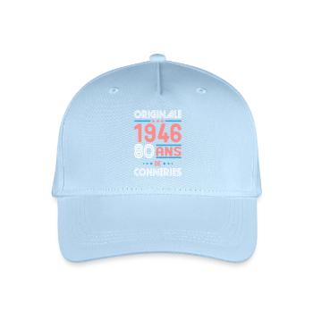 Original – 1946 – 80 Jahre - Kinder Bio Basecap - Hellblau - Vorne