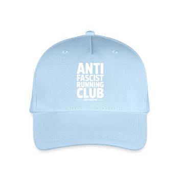 Antifaschistischer Laufclub – Antifa-Tee - Kinder Bio Basecap - Hellblau - Vorne
