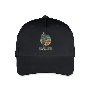 Déclaration d’obéissance sur l’éducation canine - Casquette de baseball bio Enfant - noir - Devant