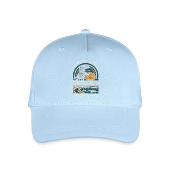 Lido Legend 6AM Club - Art Deco Outdoor Swimming - Organic Kids’ Baseball Cap - light blue - Front