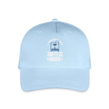 I paused my 3D printer funny - Organic Kids’ Baseball Cap - light blue - Front