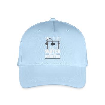 Sorry I'm late had to watch 3D printer funny - Organic Kids’ Baseball Cap - light blue - Front