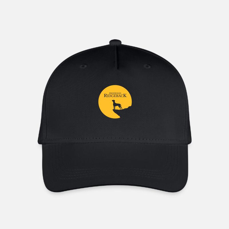 Rhodesian Ridgeback Rising Sun - Kinder Bio Basecap - Schwarz