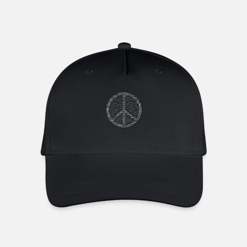 peacefont - Kinder Bio Basecap - Schwarz
