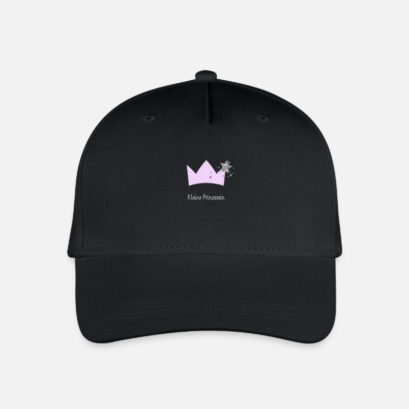 kleineprinzessin - Kinder Bio Basecap - Schwarz