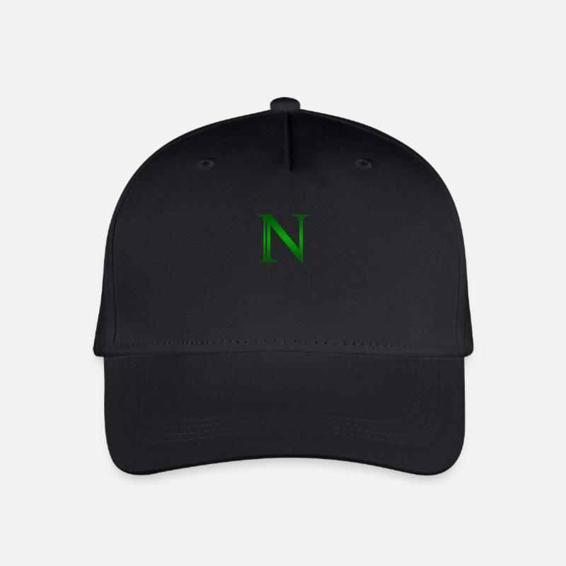 Namecoin Logo N - Kinder Bio Basecap - Schwarz