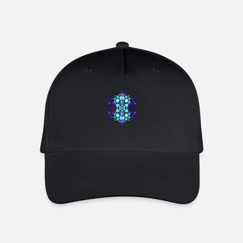 Trance Hexagon II - Kinder Bio Basecap - Schwarz