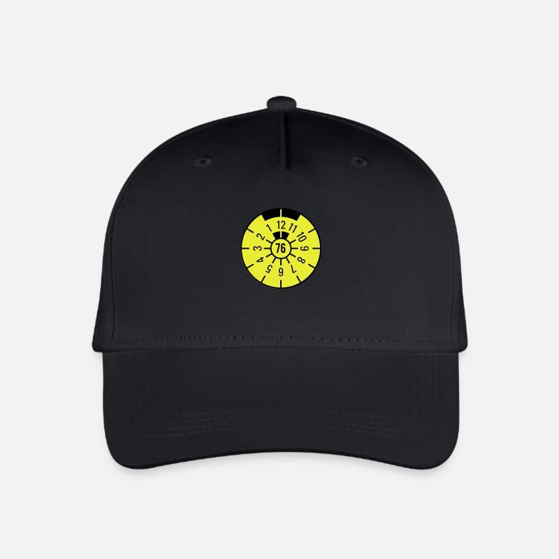 TÜV 1976 - Kinder Bio Basecap - Schwarz