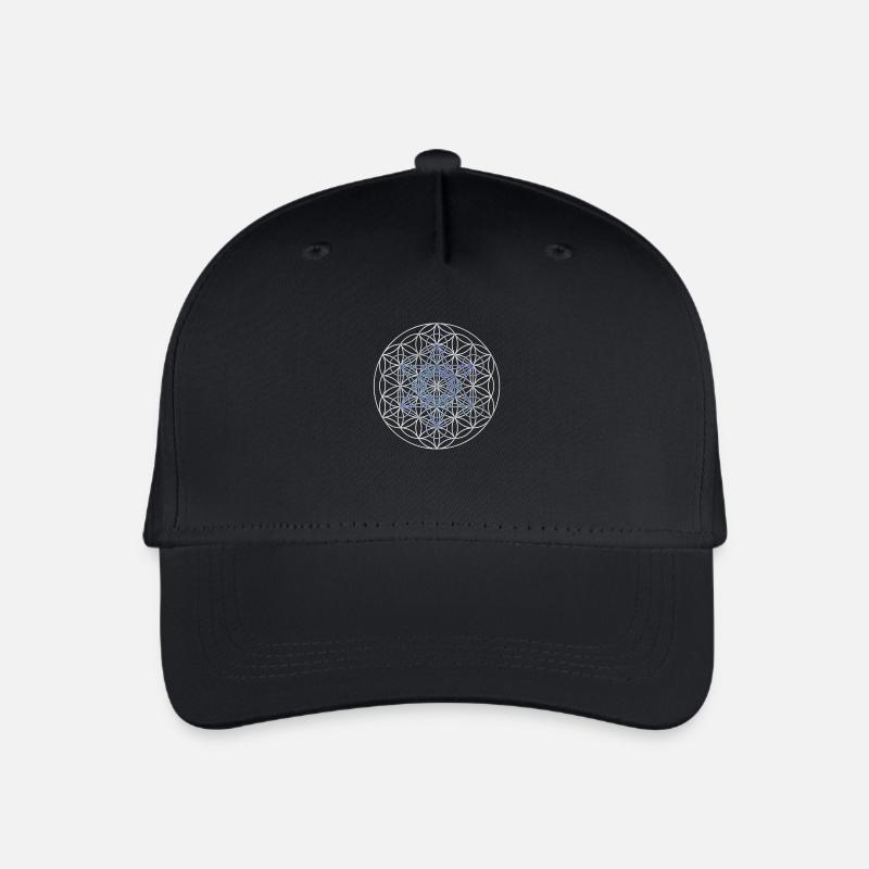 Le cube de Metatron - Fleur de la vie - Casquette de baseball bio Enfant - noir