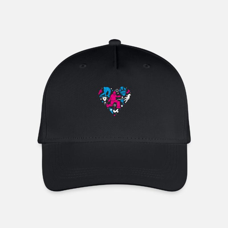 Goalie Herz - Kinder Bio Basecap - Schwarz