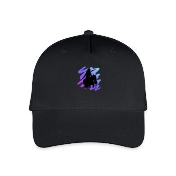 horse - Organic Kids’ Baseball Cap - black - Front