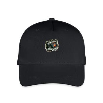 Capture Moments - Camera Illustration - Organic Kids’ Baseball Cap - black - Front