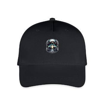 Dream Big - Astronaut Illustration - Organic Kids’ Baseball Cap - black - Front