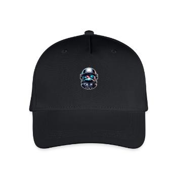 Dream Big - Astronaut Illustration - Organic Kids’ Baseball Cap - black - Front