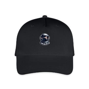 Dream Big - Astronaut Illustration - Organic Kids’ Baseball Cap - black - Front