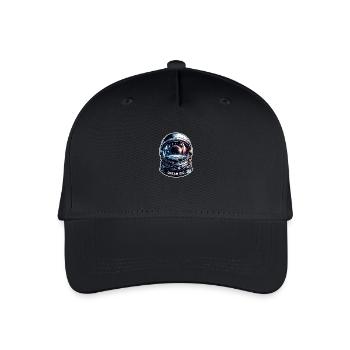 Dream Big - Astronaut Illustration - Organic Kids’ Baseball Cap - black - Front