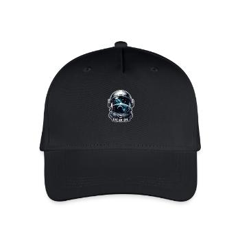 Dream Big - Astronaut Illustration - Organic Kids’ Baseball Cap - black - Front