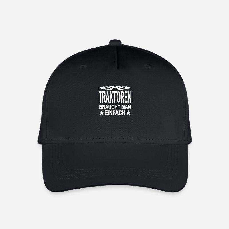 Traktor - Kinder Bio Basecap - Schwarz