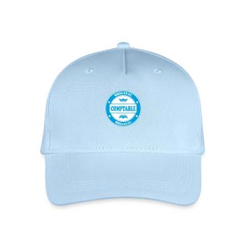 ORIGINAL COMPTABLE - Casquette de baseball bio Enfant - bleu clair - Devant