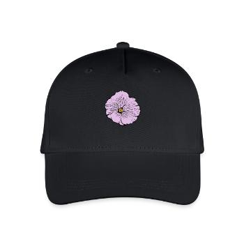 Flower pastel flower flowers pastel flowers lilac - Organic Kids’ Baseball Cap - black - Front