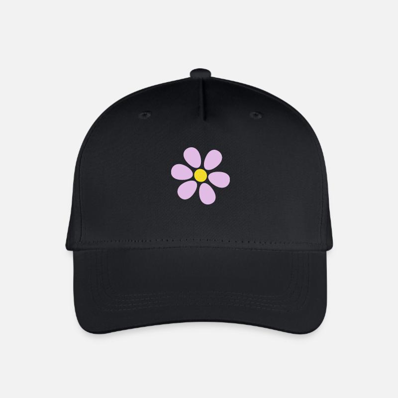 Fleur fleur pastel fleurs fleurs pastel lilas - Casquette de baseball bio Enfant - noir