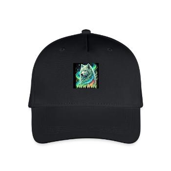 Aurora Wolf - Kinder Bio Basecap - Schwarz - Vorne