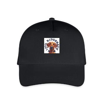 100% Ridgeback mom2 - Kinder Bio Basecap - Schwarz - Vorne