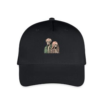 Join the Skeleton Crew Artwork - Organic Kids’ Baseball Cap - black - Front