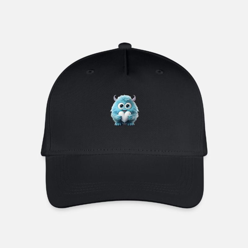 Fusselchen "Herz" - Kinder Bio Basecap - Schwarz